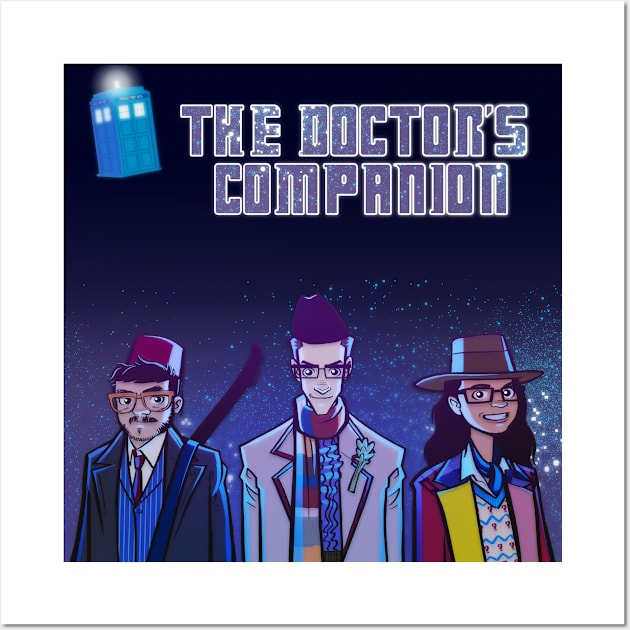 The Doctor's Companion Logo Wall Art by Dueling Genre